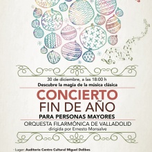 Concierto Fin de Año para personas mayores