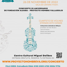 CONCIERTO 25 ANIVERSARIO PROYECTO HOMBRE VALLADOLID